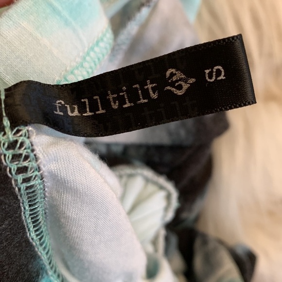 Full Tilt Teal and Black Strapless Tube Maxi Dress Size S - Picture 8 of 9